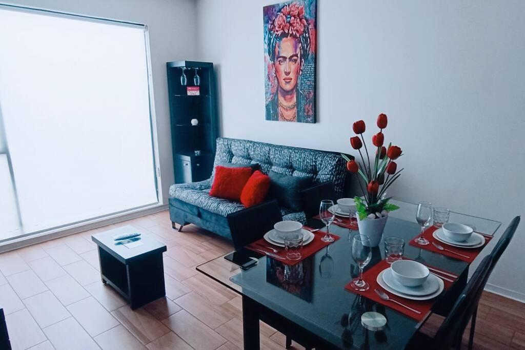 Secure, Central And Quiet Apartment Work Or Travel Mexico City Exterior photo